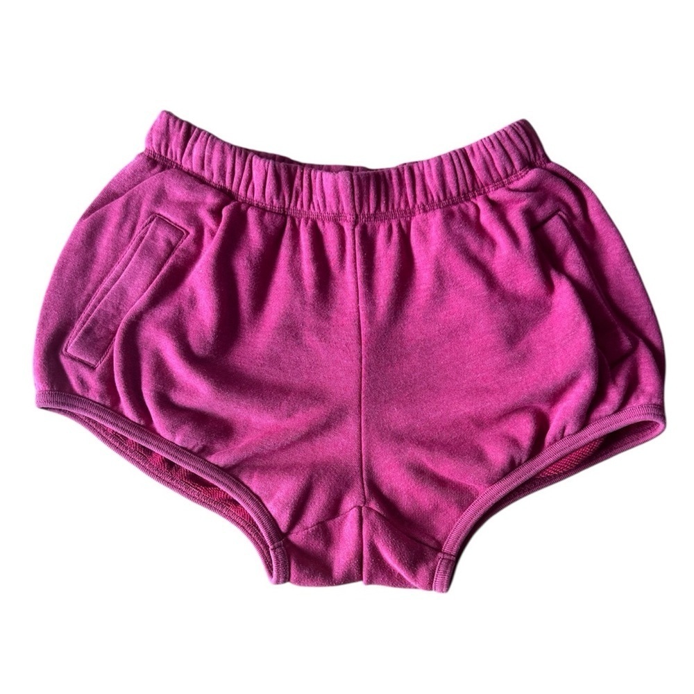 Entireworld XS Red Sweat Shorts Elastic Waist Casual Lounge